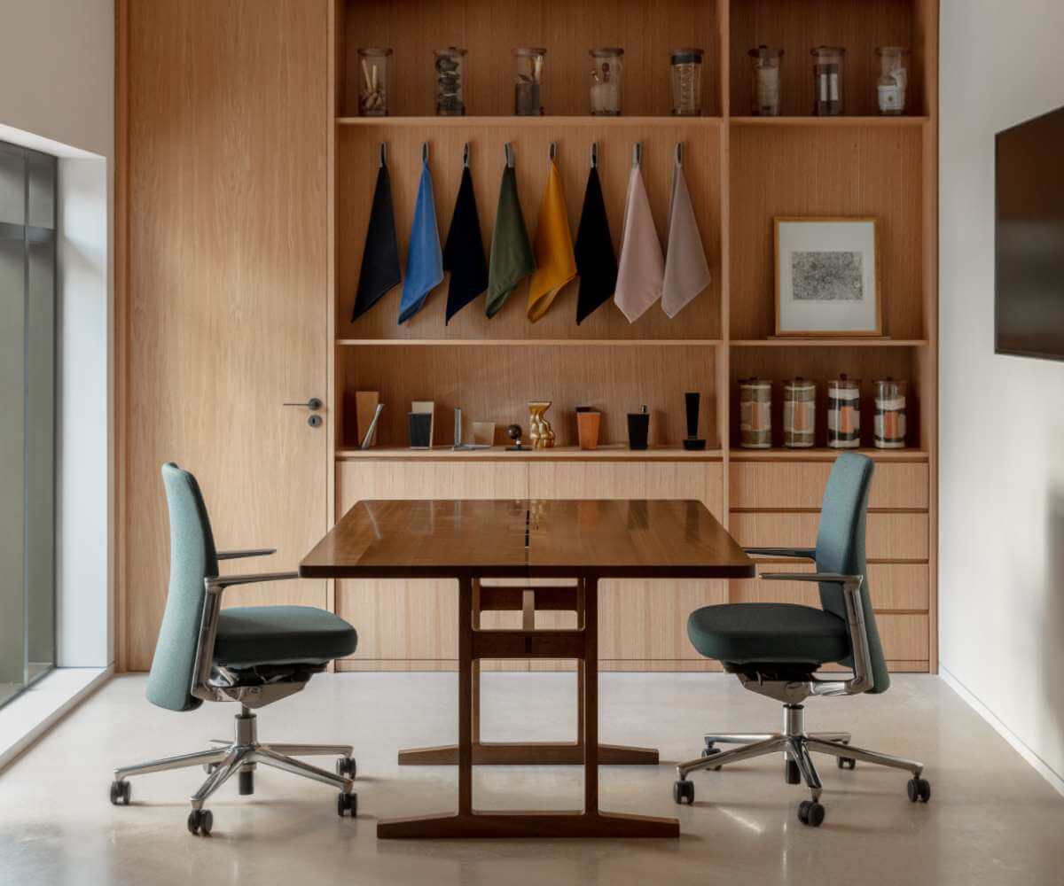 The back seating area of the Mayfair showroom