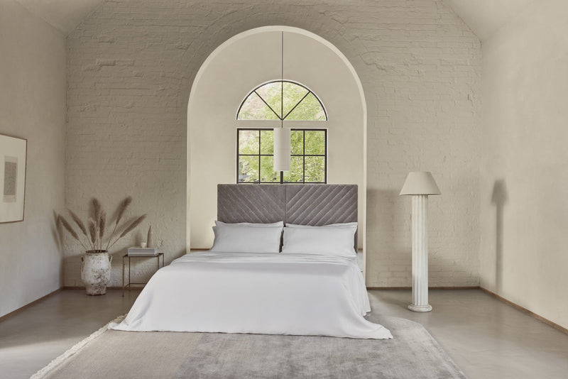 Savoir white herringbone bed linen set