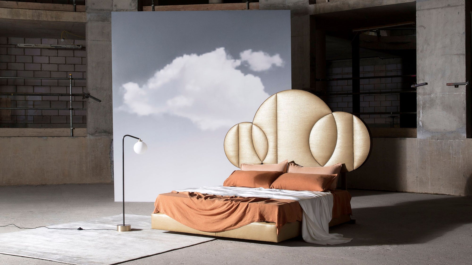 The Savoir Moon Bed designed by Lifestyle Designer, Teo Yang inspired by the lunar phases.