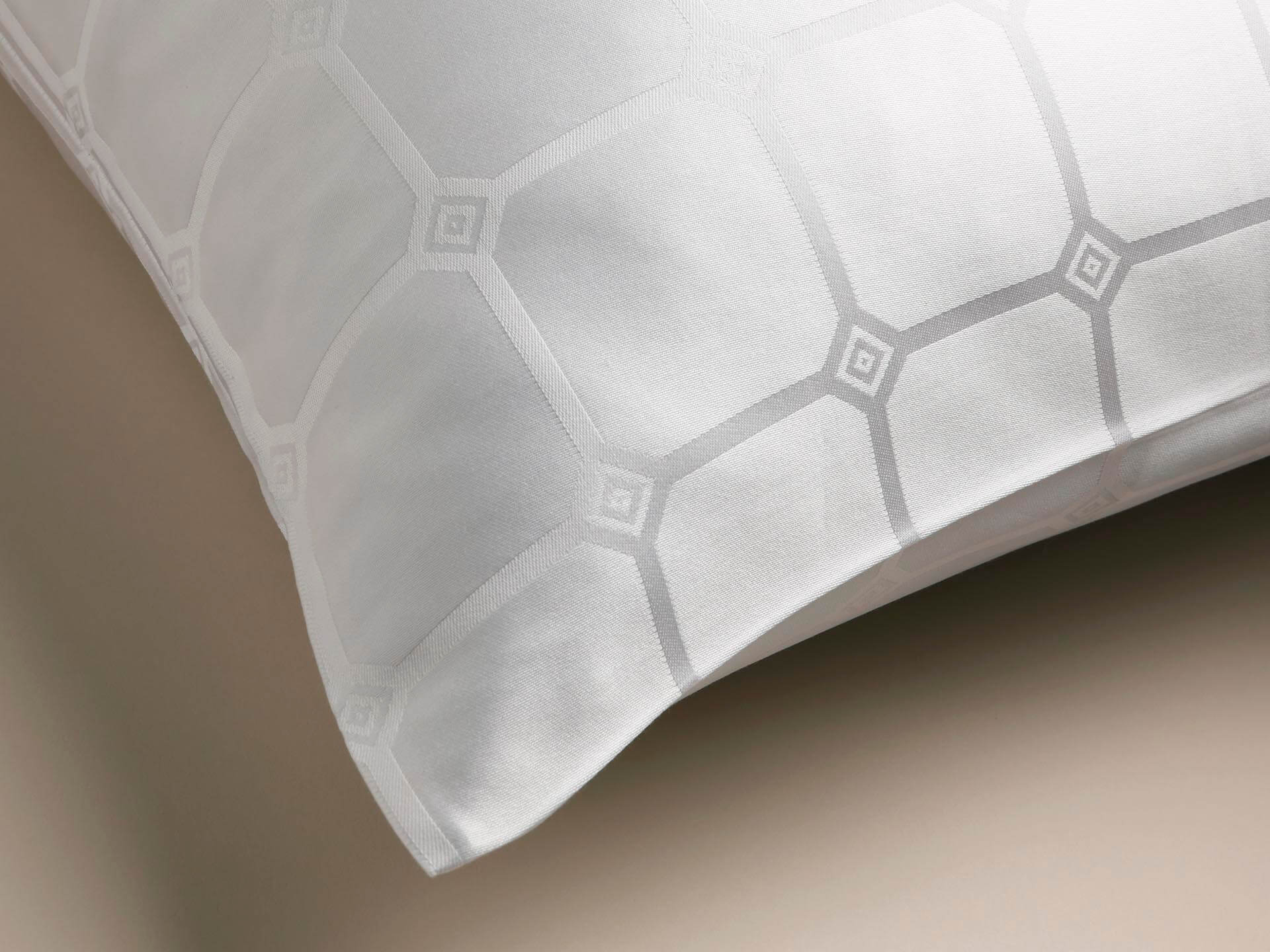 Angle view of a Cambridge pillowcase