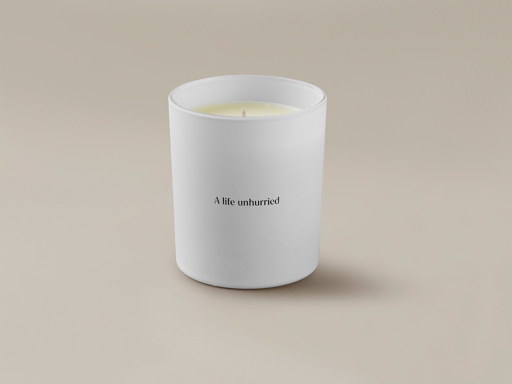 Savoir candle with a view from the back