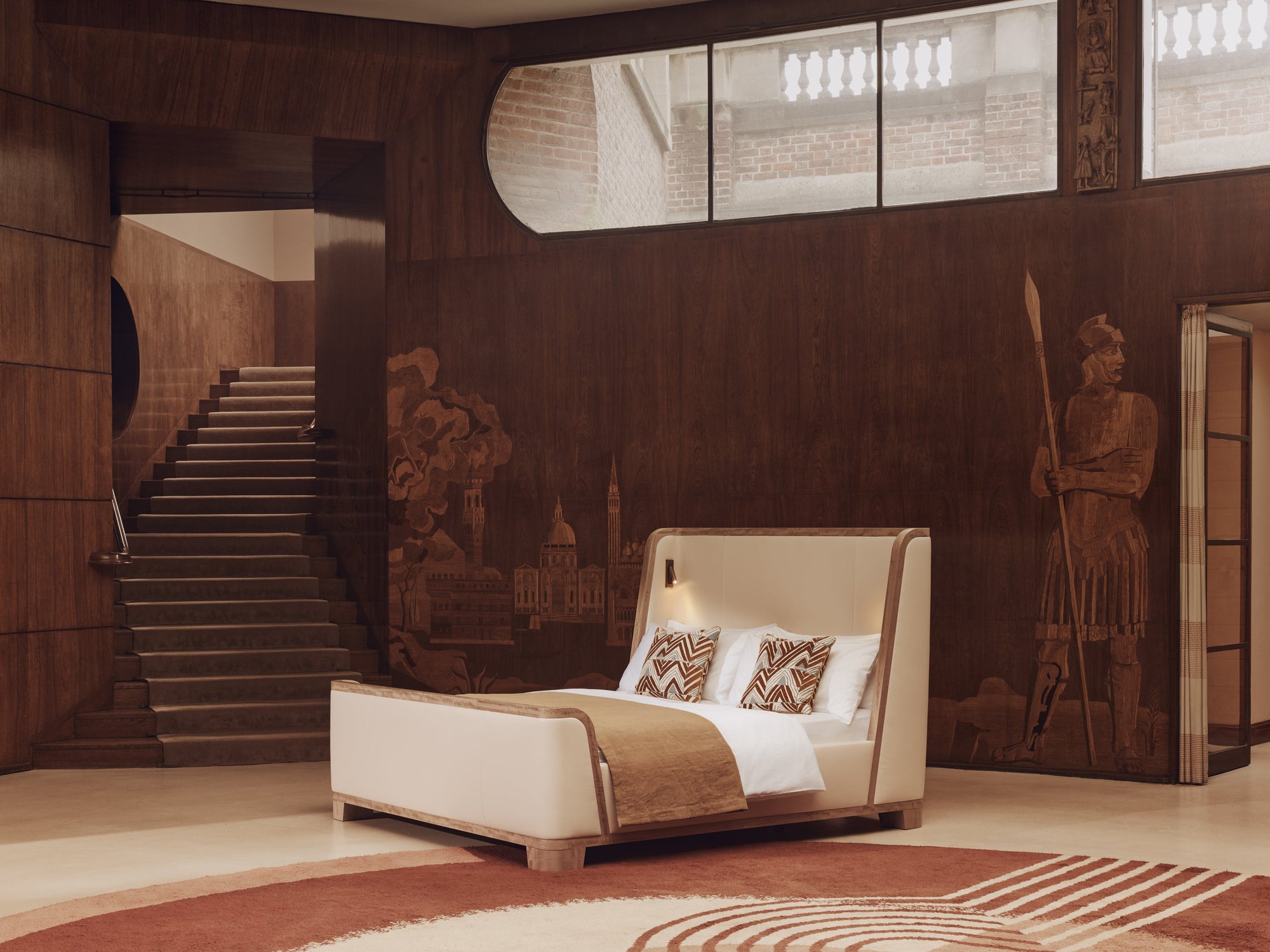 the Winch Design bed photographed in Eltham palace