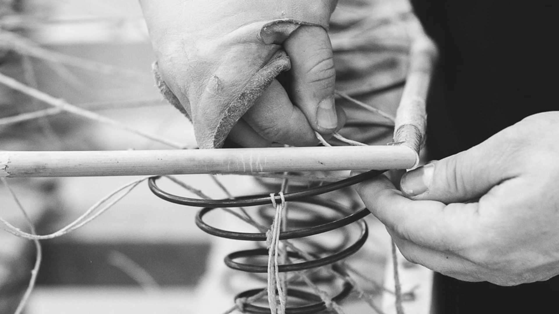 Craftsman and our Savoir beds star-lashing hourglass springs with just the right amount of tension and stability