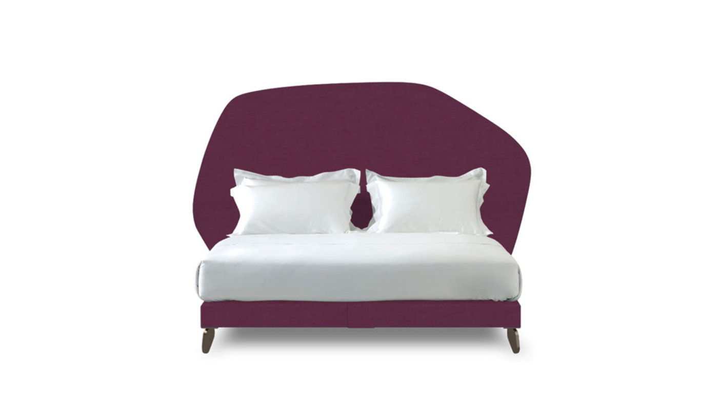A view of the Cloud bed in dark purple