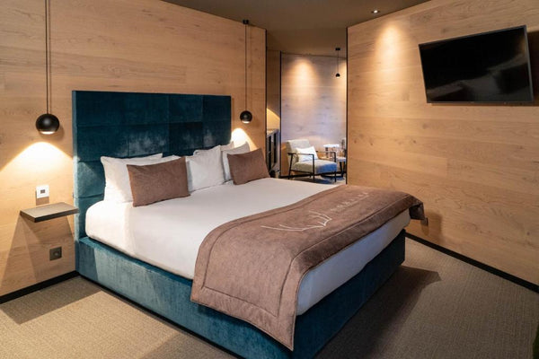Hotel room in the Domaine des Hautes Fagnes in Belgium