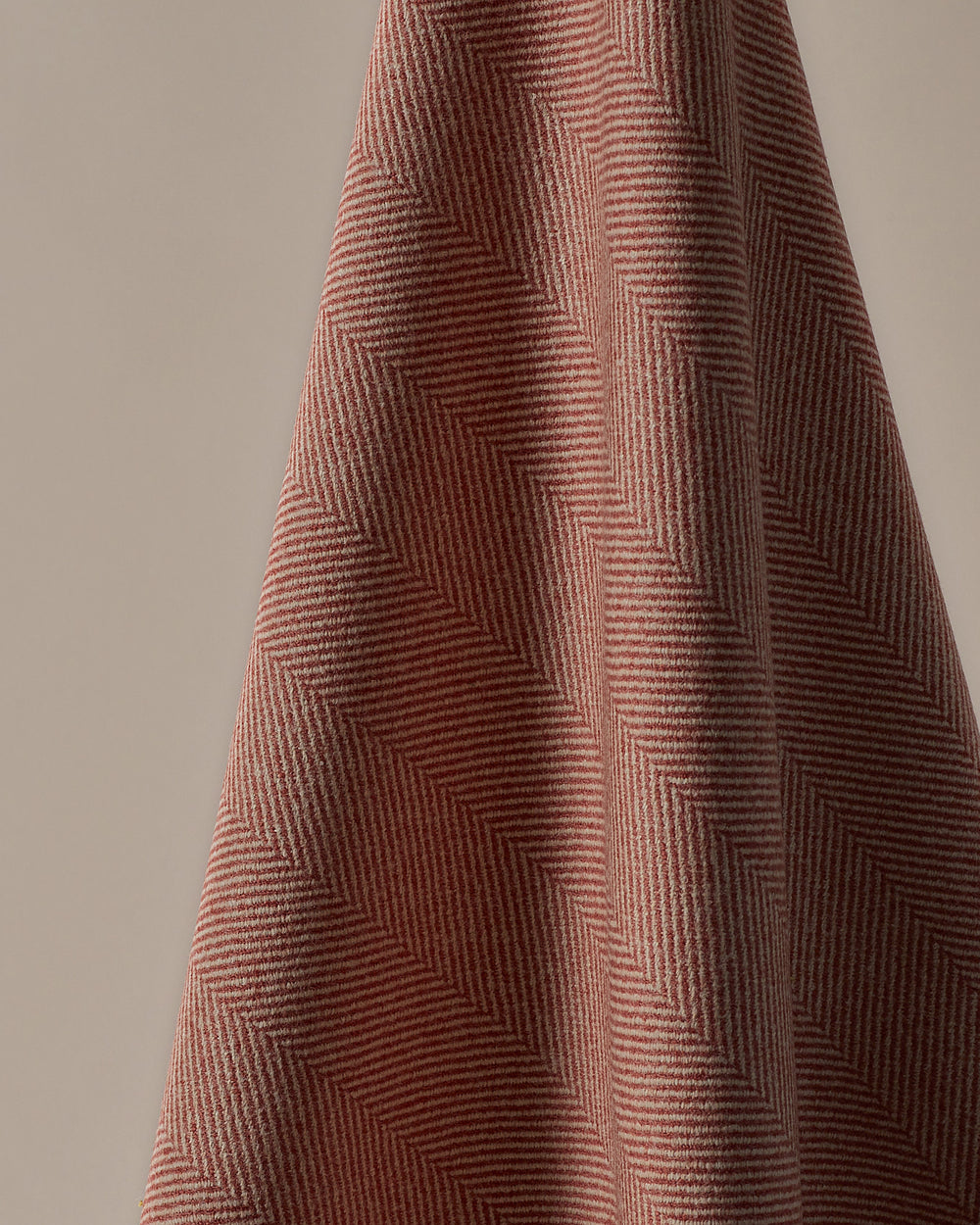 Harlech piped with Herringbone fabric
