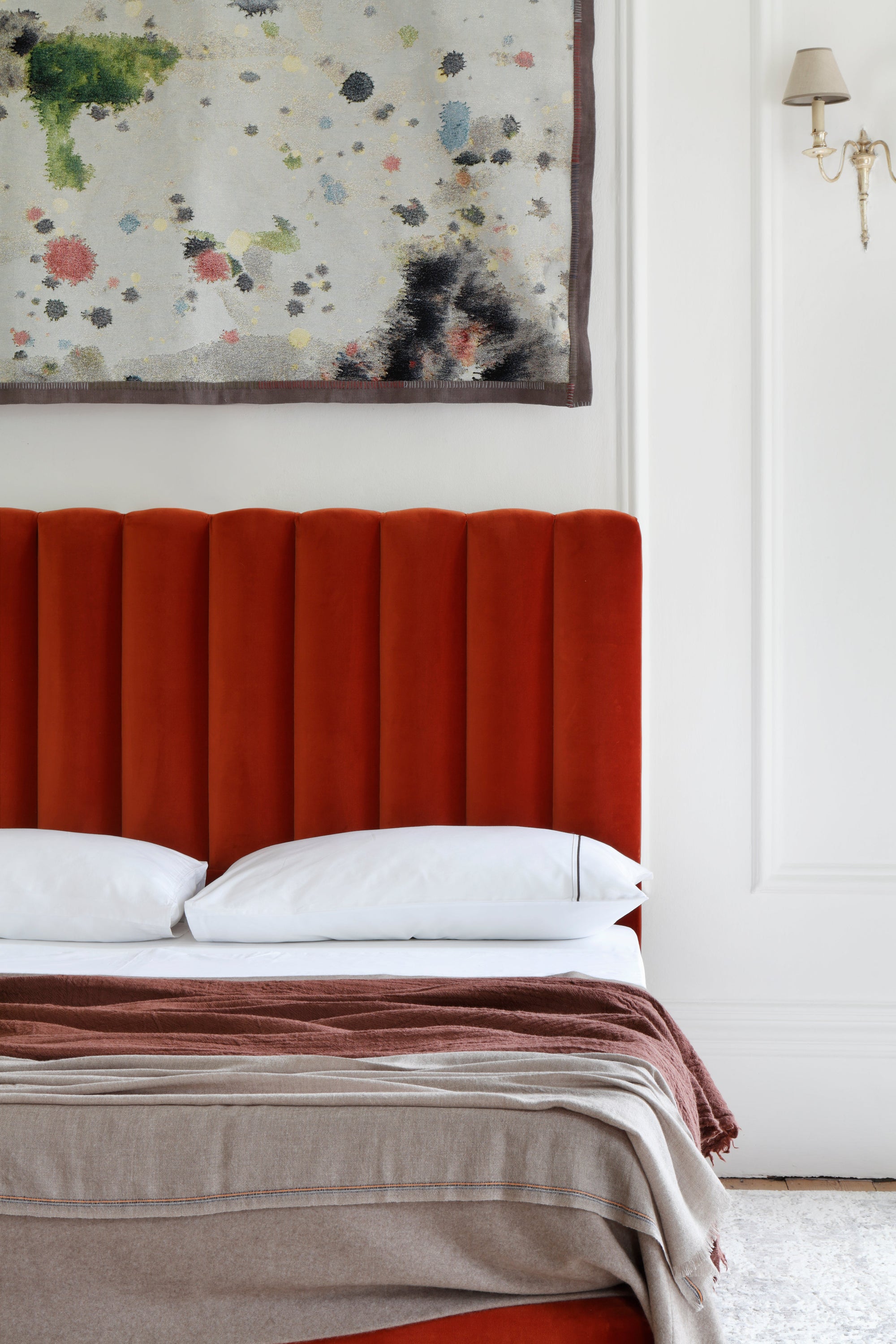Savoir Hudson bed with a futuristic aesthetic