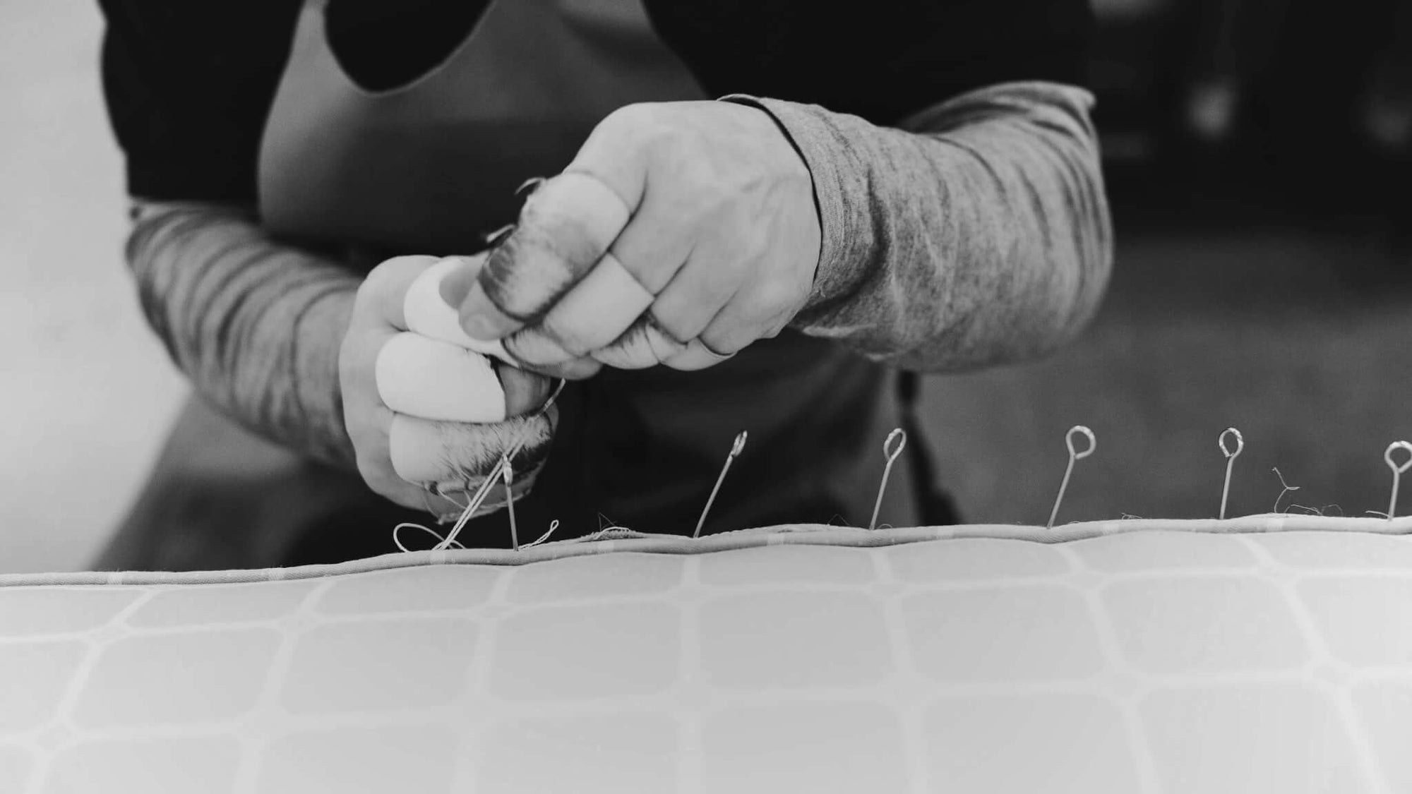 Savoir Beds side stitching craft