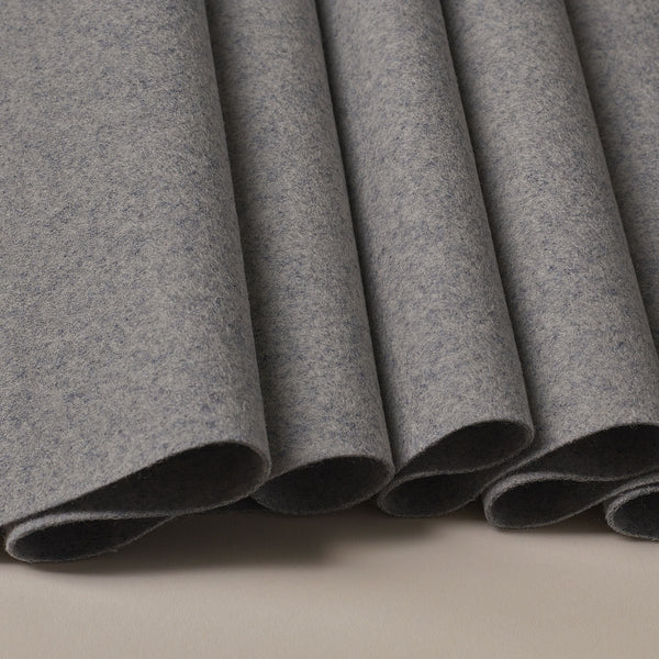 Grey wool fabric