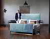 Angled view of the Ocean bed fully dressed and its designer