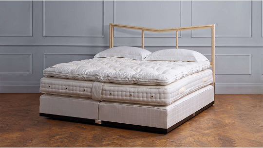 Angled view of a No1 bed set